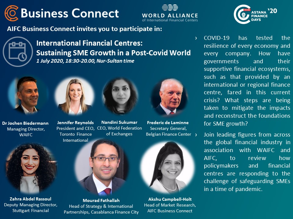 Webinar - International Financial Centers: Sustaining SME Growth in a Post-COVID World